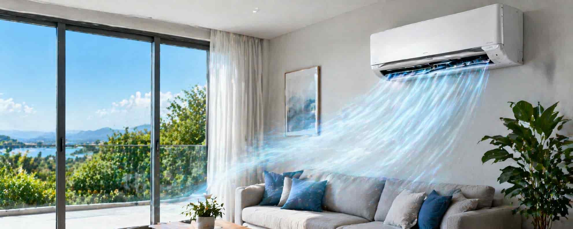 Aire acondicionado instalado en vivienda para climatización y confort interior